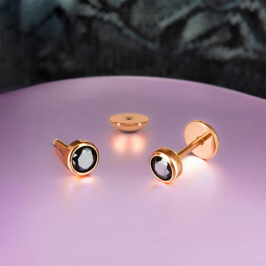 Black Onyx Rose Gold image 1