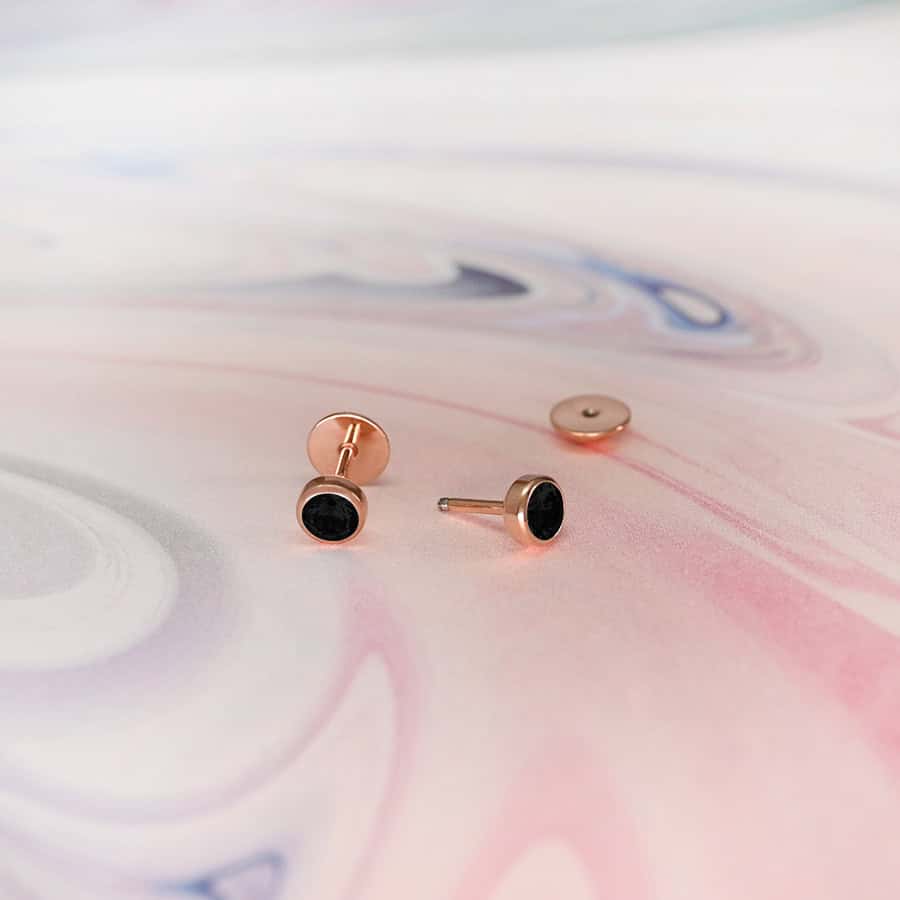 Black Onyx Rose Gold image 3