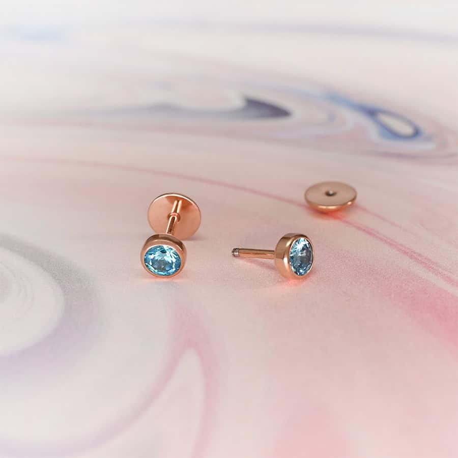 Aquamarine Rose Gold image 1