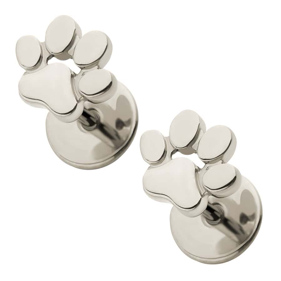 Stainless Paw Prints image 0