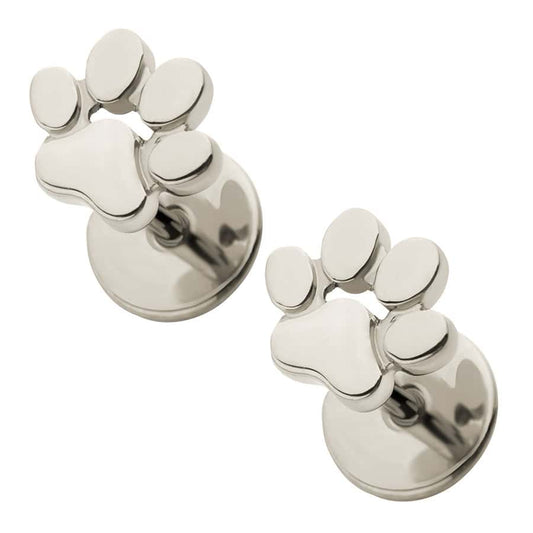 Stainless Paw Prints image 0