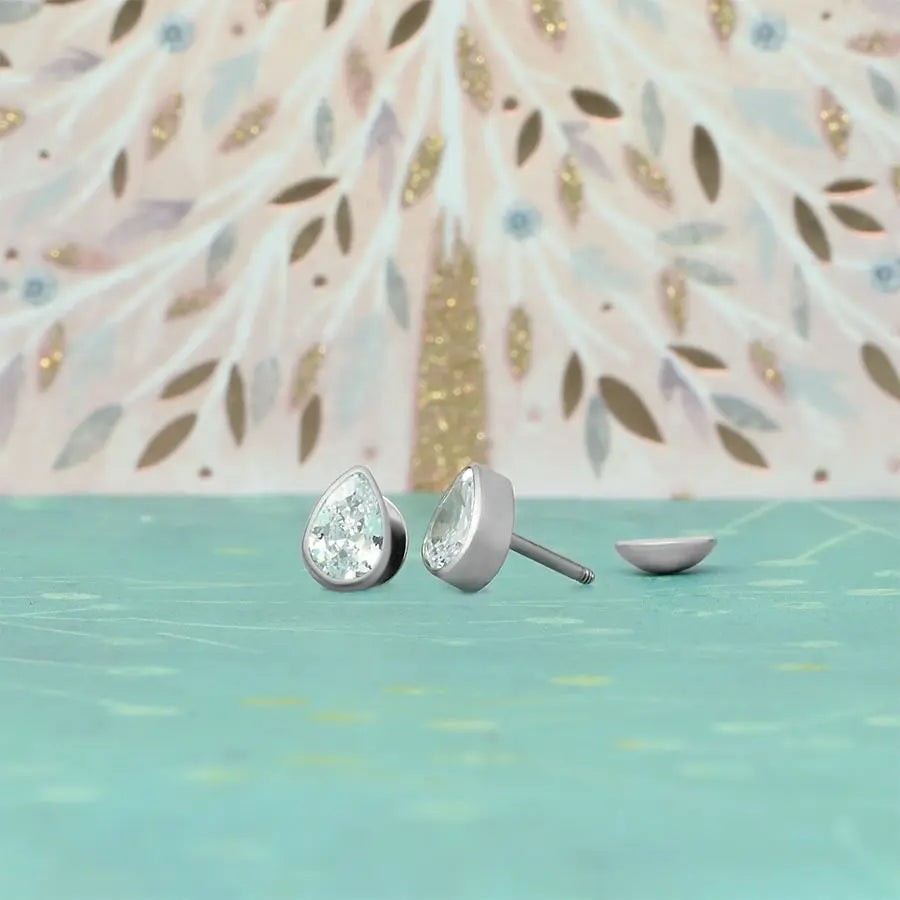 Teardrops comfortable earrings