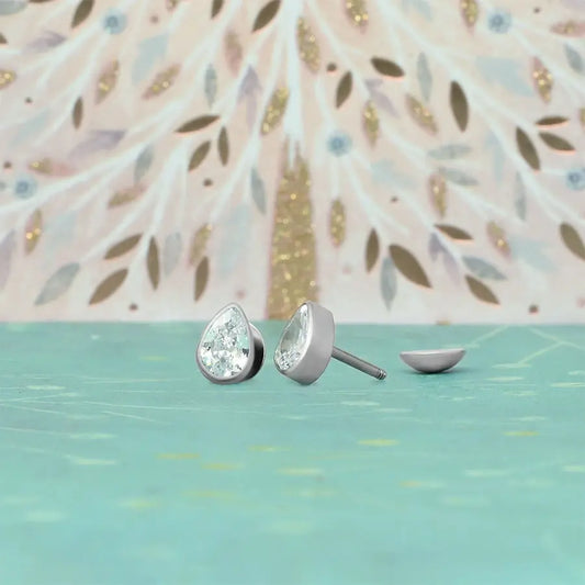 Teardrops comfortable earrings