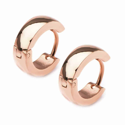 Huggie Hoop Rose Gold image 0