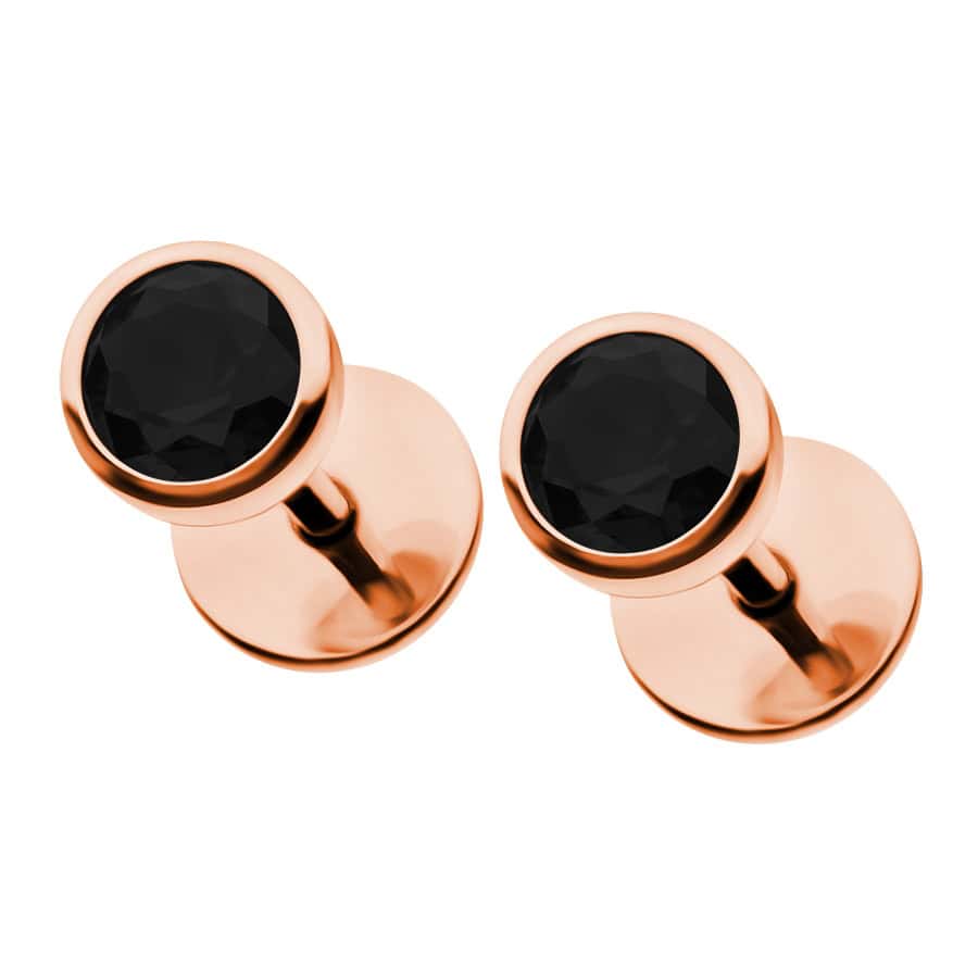 Black Onyx Rose Gold image 0