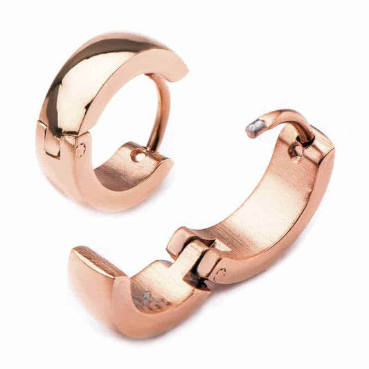 Huggie Hoop Rose Gold image 1