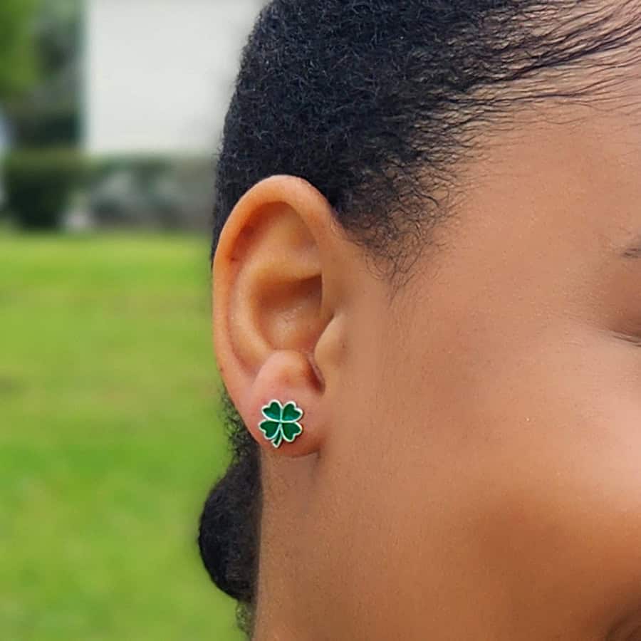 Enamel Four-Leaf Clovers image 4