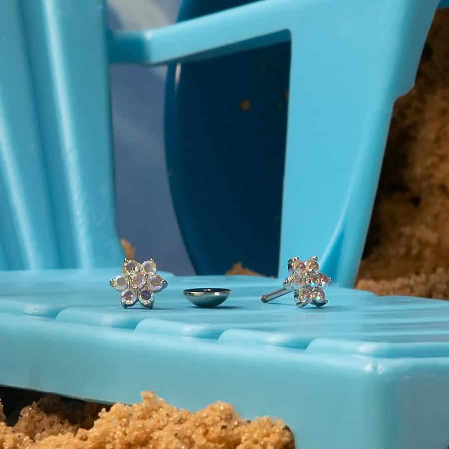 Aurora Borealis Flower ComfyEarrings