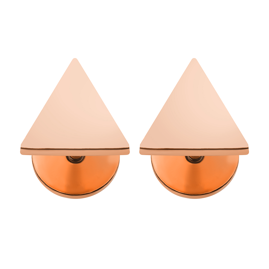 Rose Gold Triangles