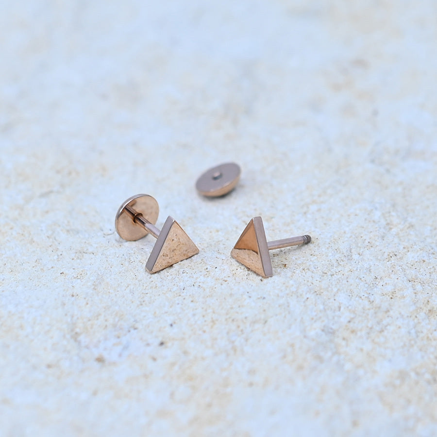 Rose Gold Triangles