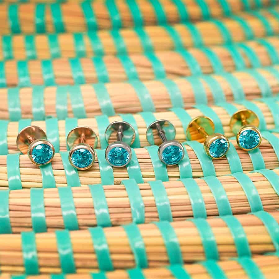 Aquamarine Rose Gold image 2