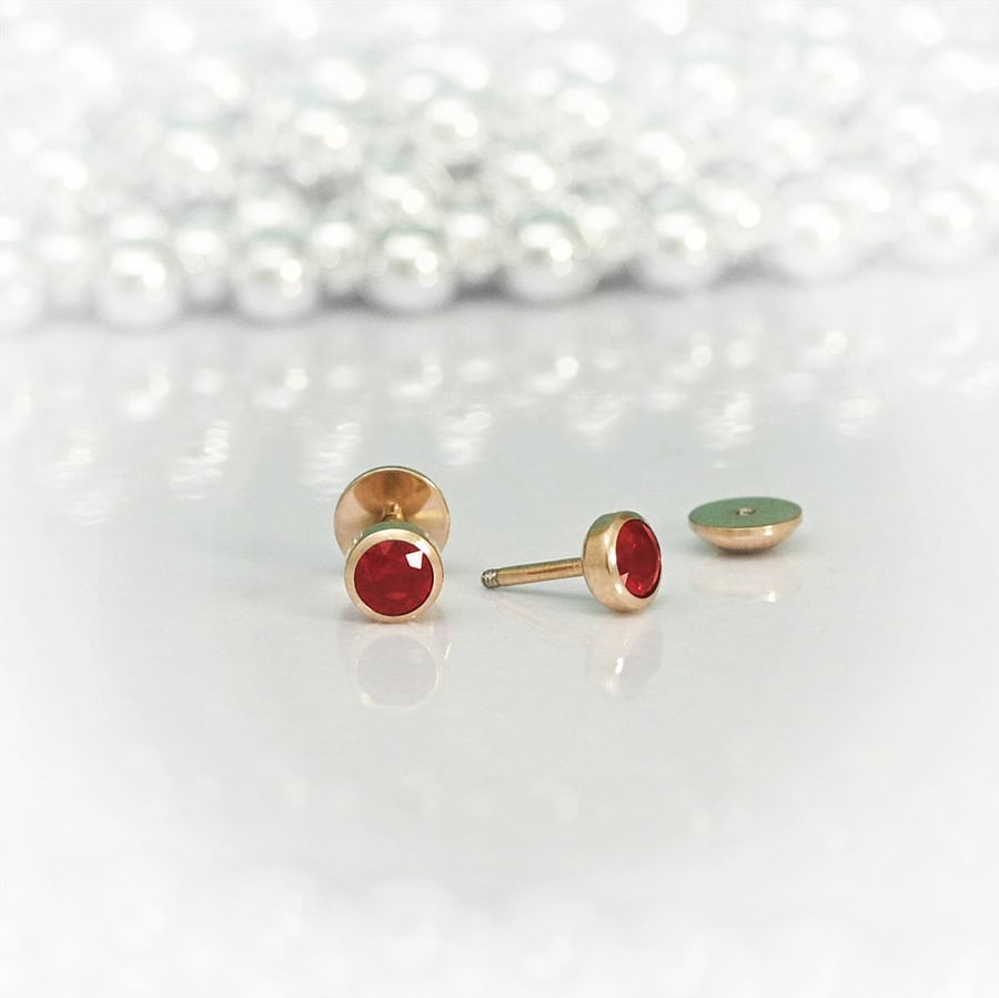 Ruby Red Rose Gold image 2