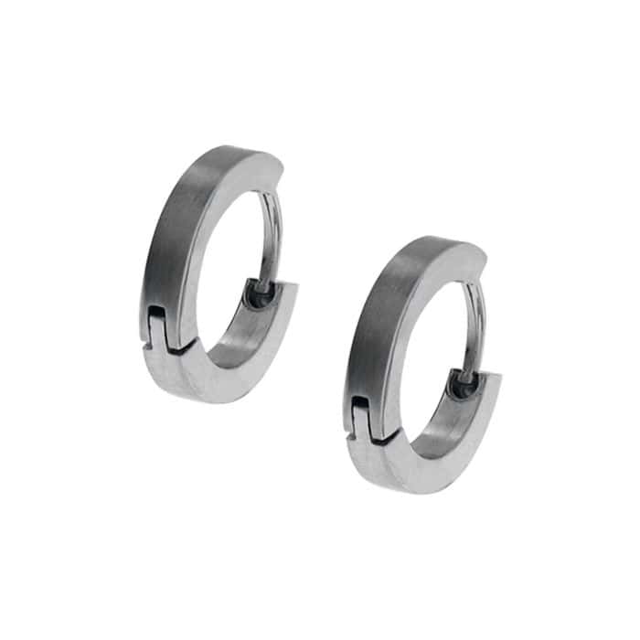 Huggie Hoop Stainless image 0