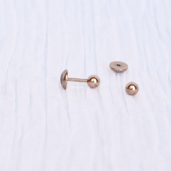 Stainless Ball Rose Gold