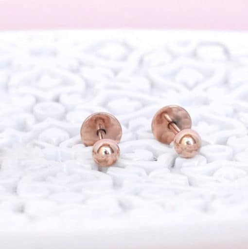 Stainless Ball Rose Gold