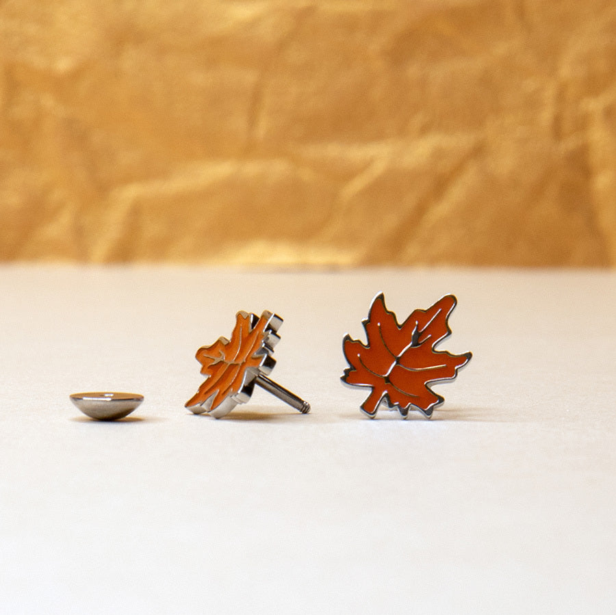 Enamel Fall Leaf ComfyEarrings to go with all your fall styles.
