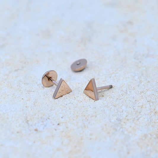 Rose Gold Triangles
