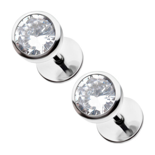 Crystal Clear ComfyEarrings 5.0 mm